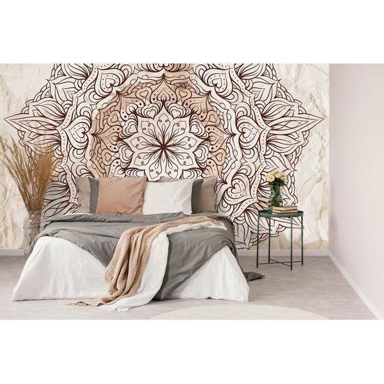 Samolepící tapeta jemná abstrakce květu