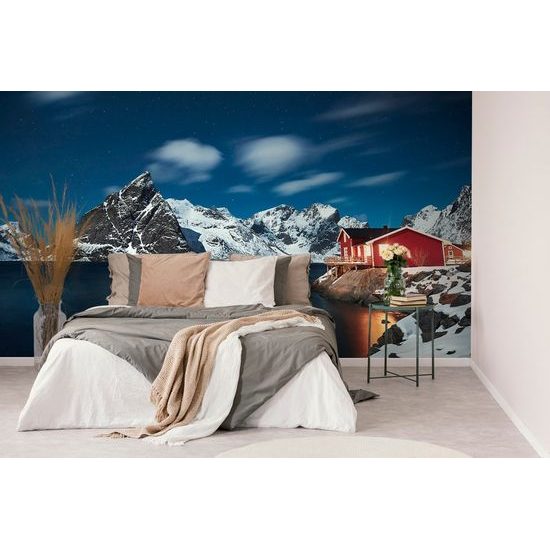 Fototapeta nádherné noční Lofoty