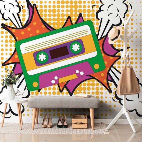 Tapeta zajímavá kazeta