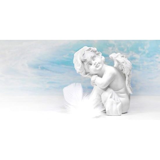 Obraz něžný andílek na obloze