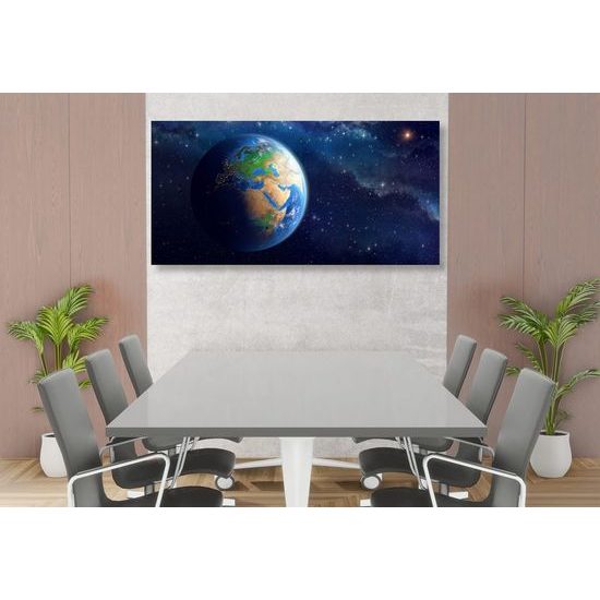 Obraz vesmírný pohled na planetu Zemi