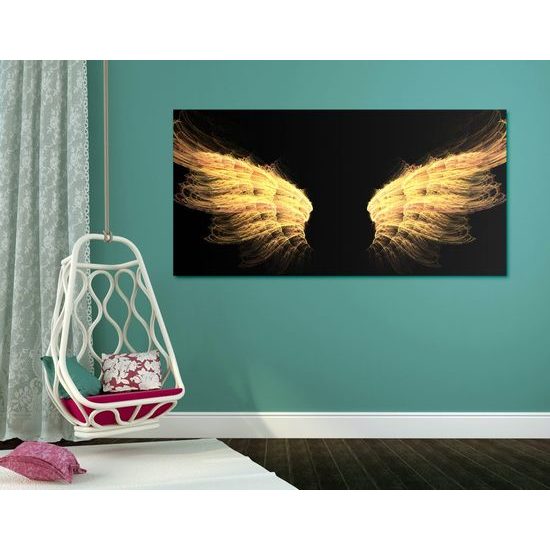 Obraz zářivá andělská křídla