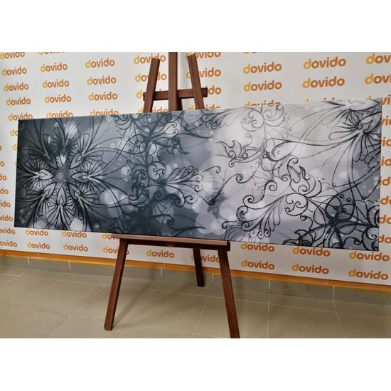 Obraz Mandala v černobílém provedení