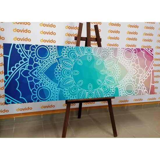 Obraz Mandala v pozitivních barvách