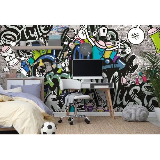 Tapeta moderní graffiti