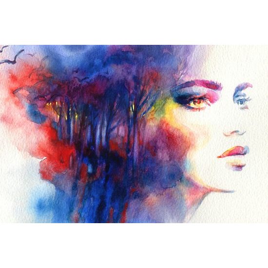 Obraz něžná stránka ženy