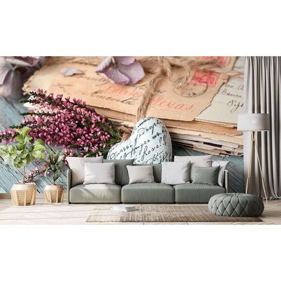 Fototapeta sbírka starých pohlednic