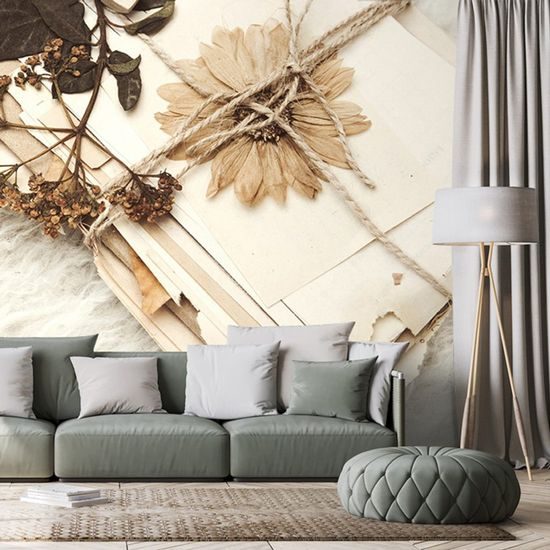 Samolepící fototapeta chvilka při staré sbírce dopisů