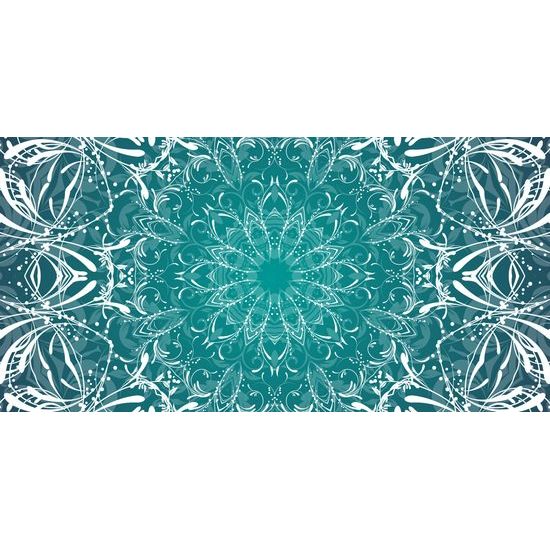 Obraz Mandala v modro-zeleném provedení