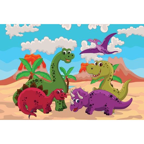 Obraz dinosauří kamarádi