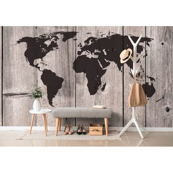 Tapeta umělecká mapa světa