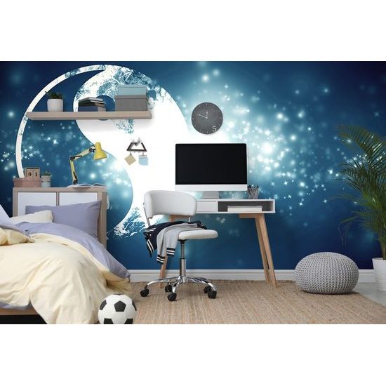 Tapeta Jin a Jang na kouzelném pozadí