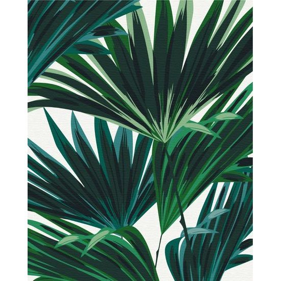 Malování podle čísel tropické zátiší