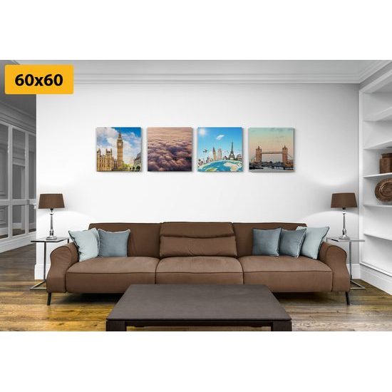 Set obrazů pohádkový Londýn