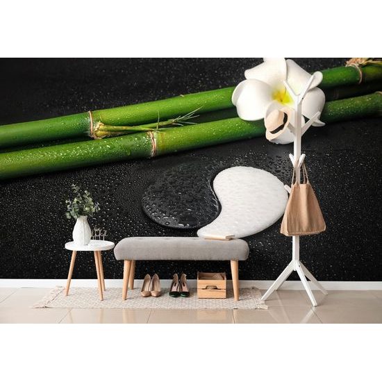 Fototapeta wellness zátiší s Jing a Jang