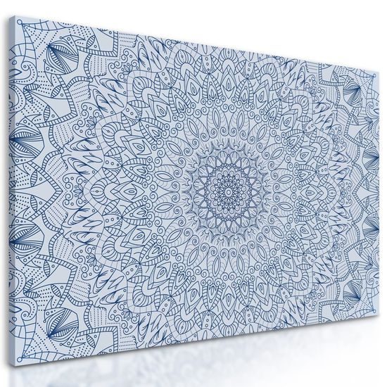 Obraz světle modrá orientální Mandala