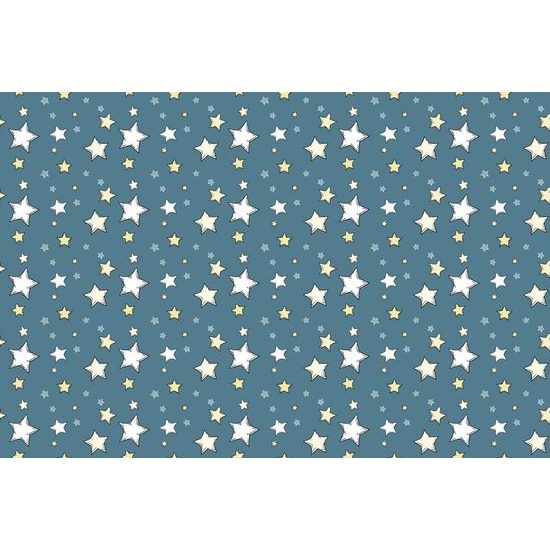 Tapeta hravé hvězdičky na modrém pozadí