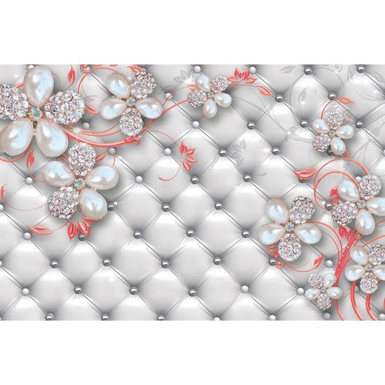 Samolepící tapeta luxusní abstrakce květin