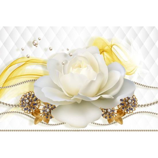 Samolepící tapeta půvabná růže v elegantním provedení