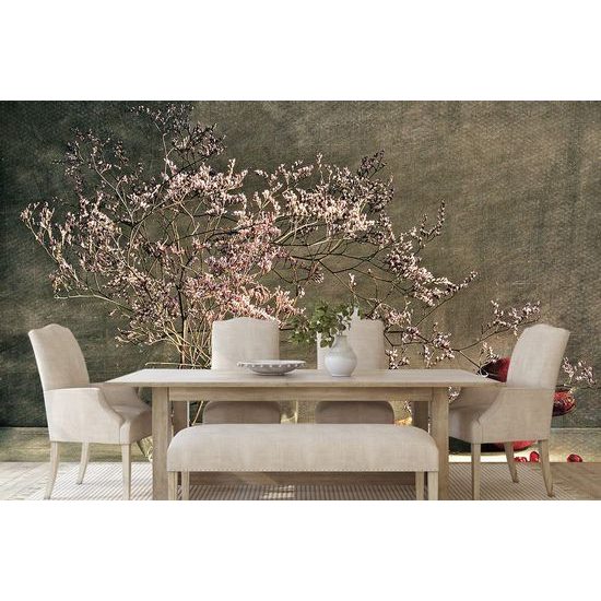 Samolepící fototapeta zátiší s exotickým granátovým jablkem