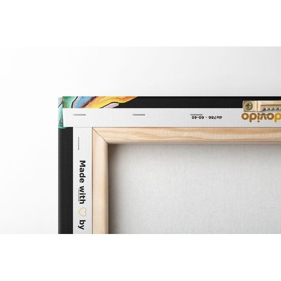 Obraz neobyčejná abstrakce lidských tváří