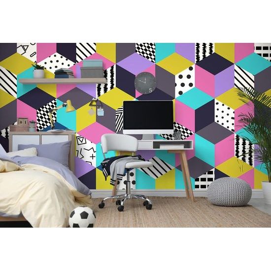 Jedinečná tapeta vzor z barev