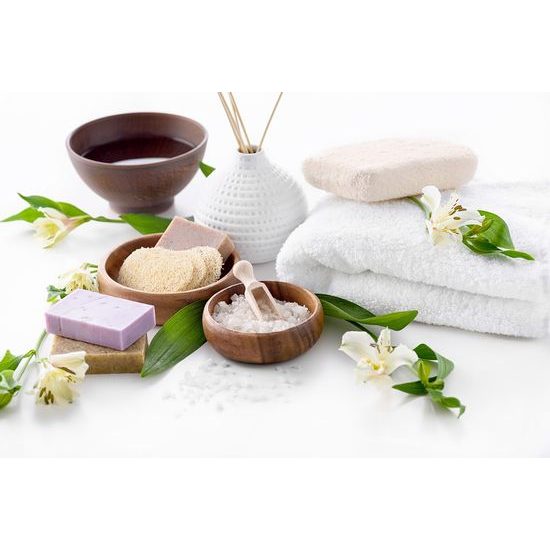 Tapeta zátiší ve wellnessu