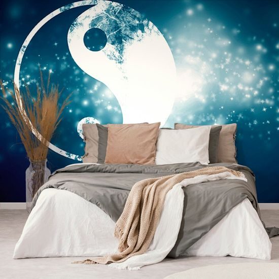 Samolepící tapeta Jin a Jang na kouzelném pozadí