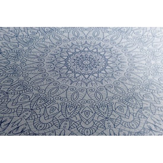 Obraz světle modrá orientální Mandala