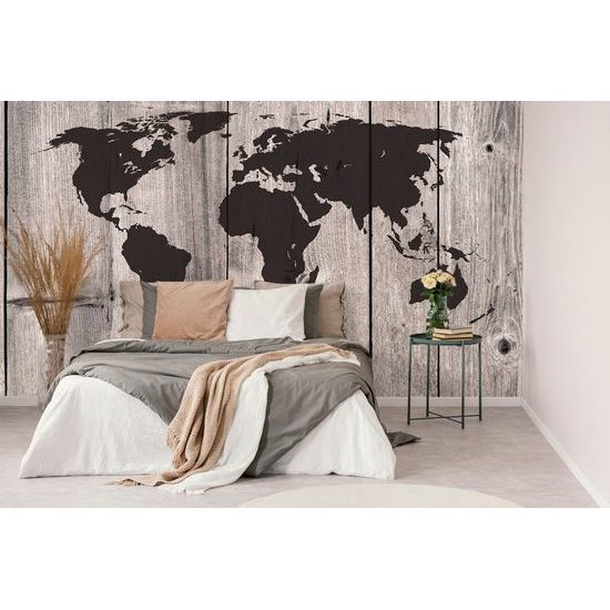 Samolepící tapeta umělecká mapa světa