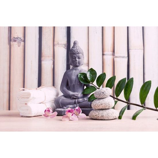 Fototapeta wellness zátiší s Buddhou