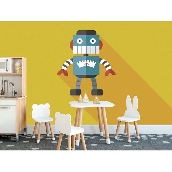Samolepící tapeta zábavný robot