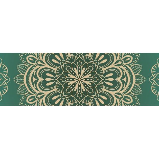 Obraz Mandala na emeraldovém pozadí
