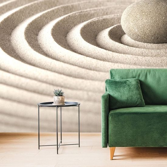 Samolepící fototapeta uklidňující zen kámen