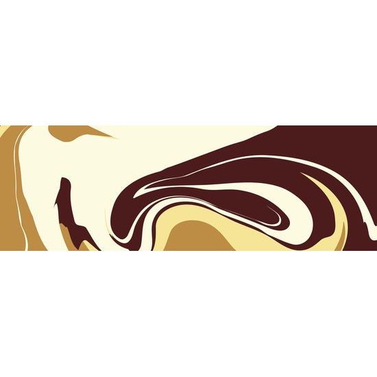 Obraz abstrakce v odstínech hnědé