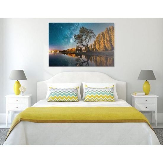 Obraz pohled na noční oblohu