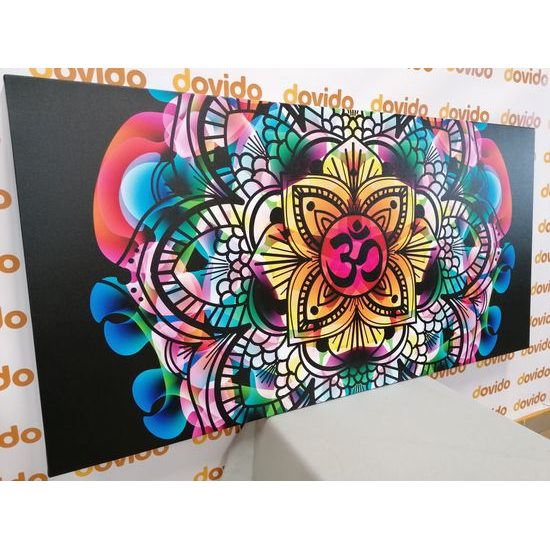 Obraz pestrobarevná Mandala zdraví