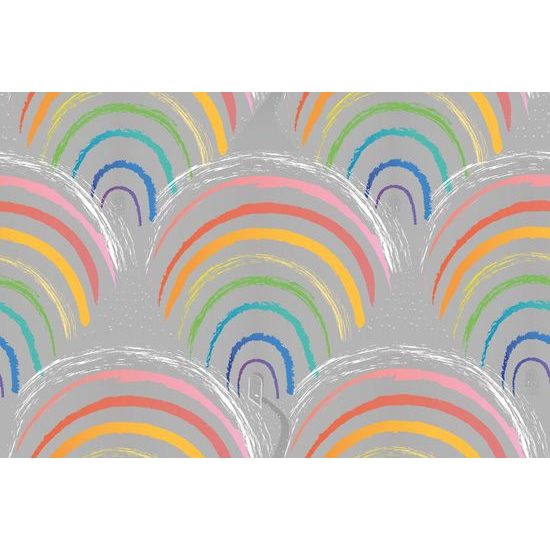 Samolepící tapeta roztomilé barevné duhy