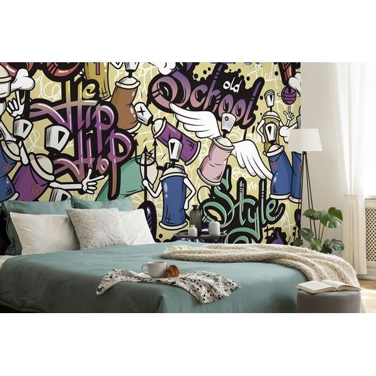 Samolepící tapeta zajímavé graffiti