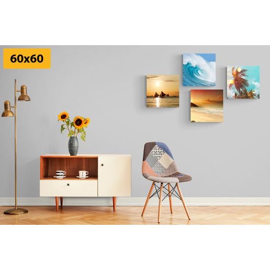 Set obrazů okamžiky léta