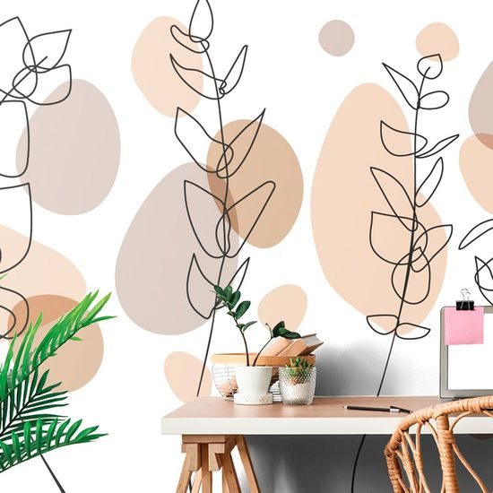 Tapeta něžné rostlinky