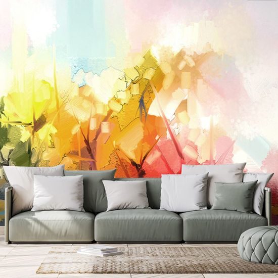 Zajímavá samolepící tapeta iluze přírody