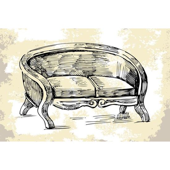 Tapeta starožitné křeslo