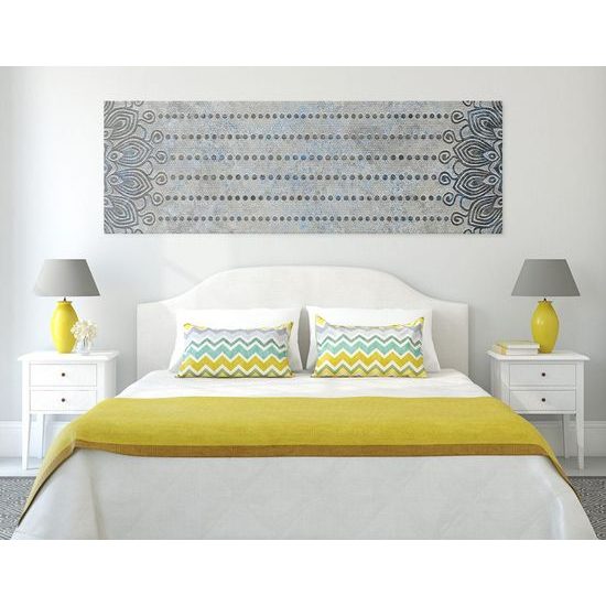 Obraz unikátní vzor na šedém pozadí