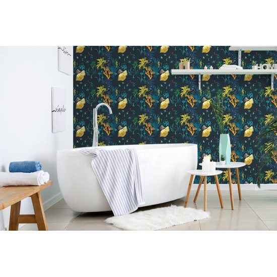 Samolepící tapeta nádherný morksý svět v tmavém provedení