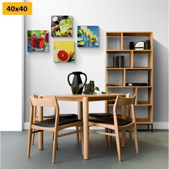Set obrazů míchané nápoje