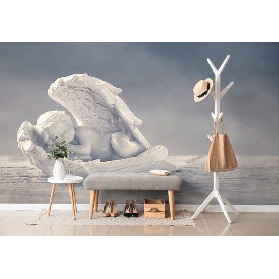 Tapeta soška spícího andílka