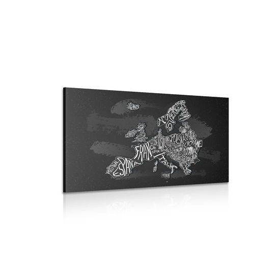 Obraz abstraktní mapa Evropy