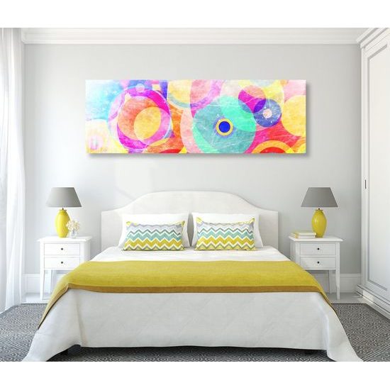 Obraz abstraktní barevné kruhy