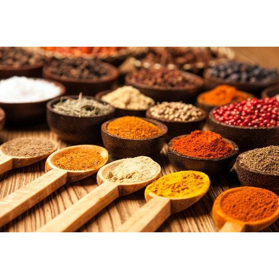 Samolepící fototapeta zátiší koření a bylinek